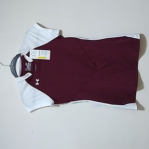 Under Armour Vintage Women's Heatgear Fitted Volleyball Short Sleeve Top